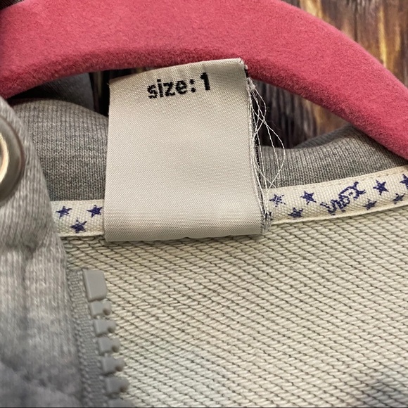 X-Girl | grey zip up jacket - Picture 4 of 6